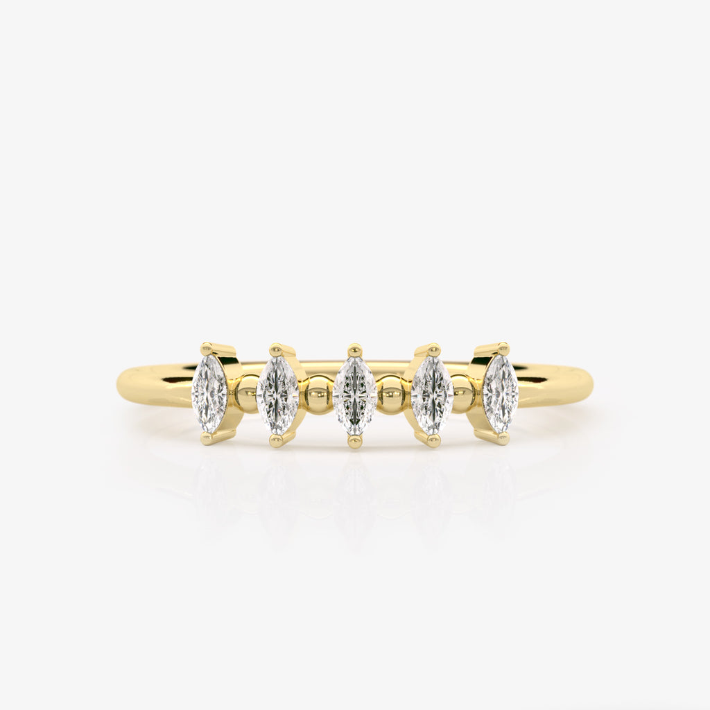 5 Marquise Diamond Ring