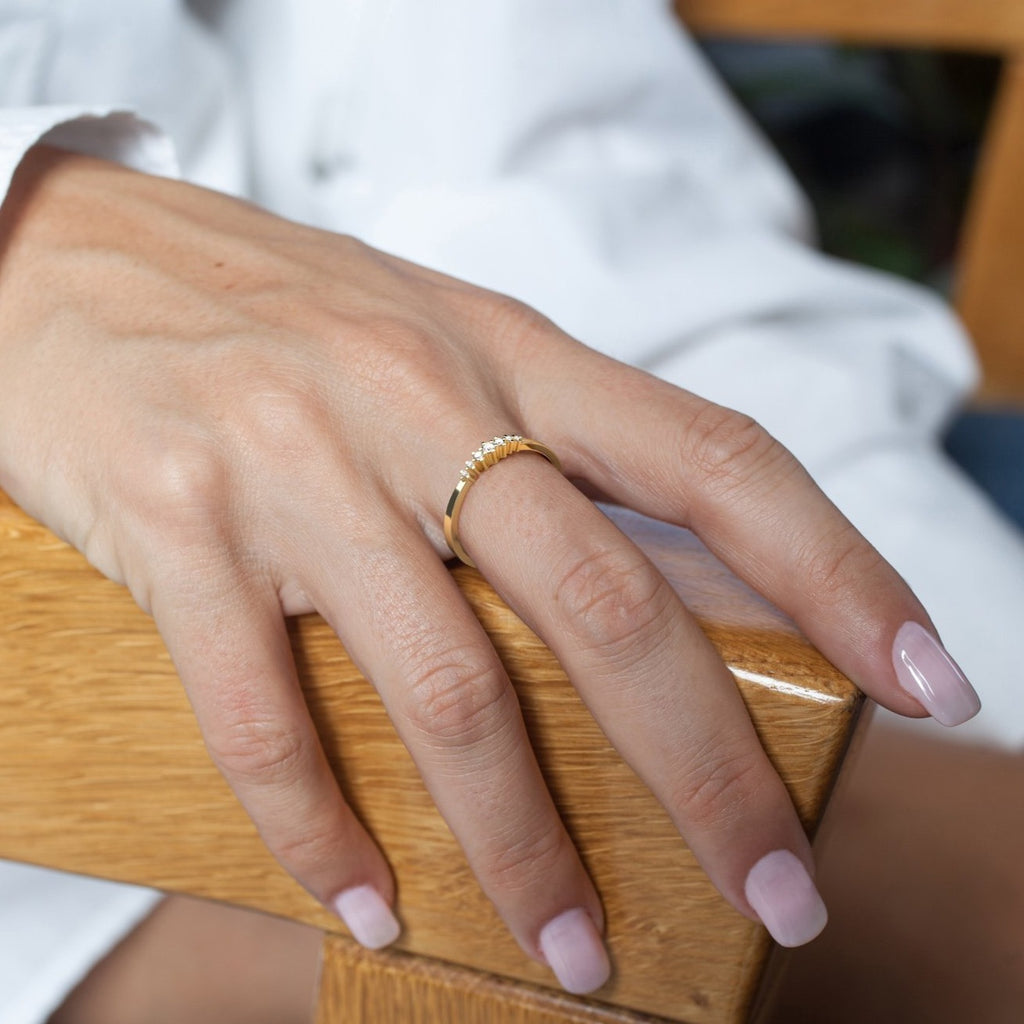 Dainty Diamond Stacking Ring