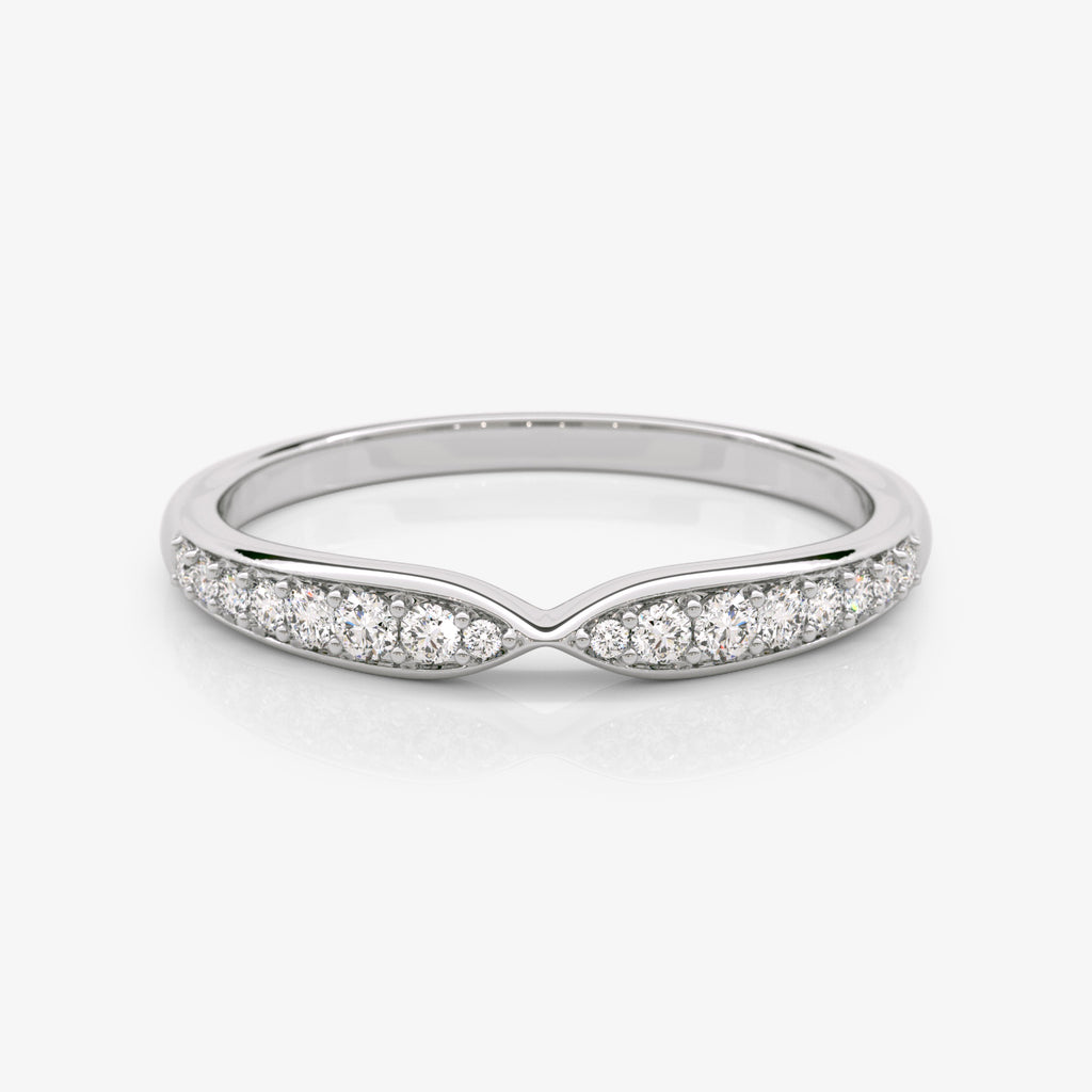 Diamond Infinity Wedding Band