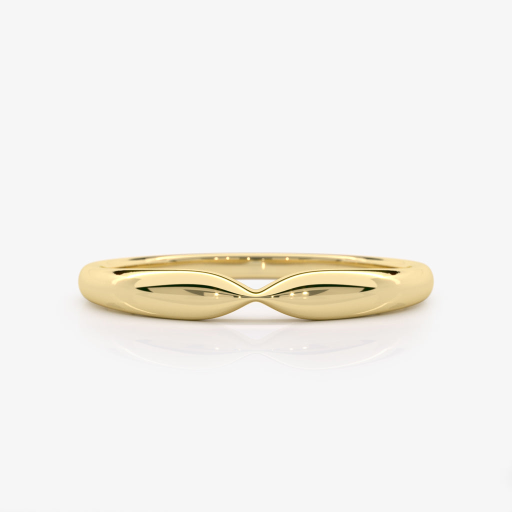 14K Yellow Gold Wedding Band