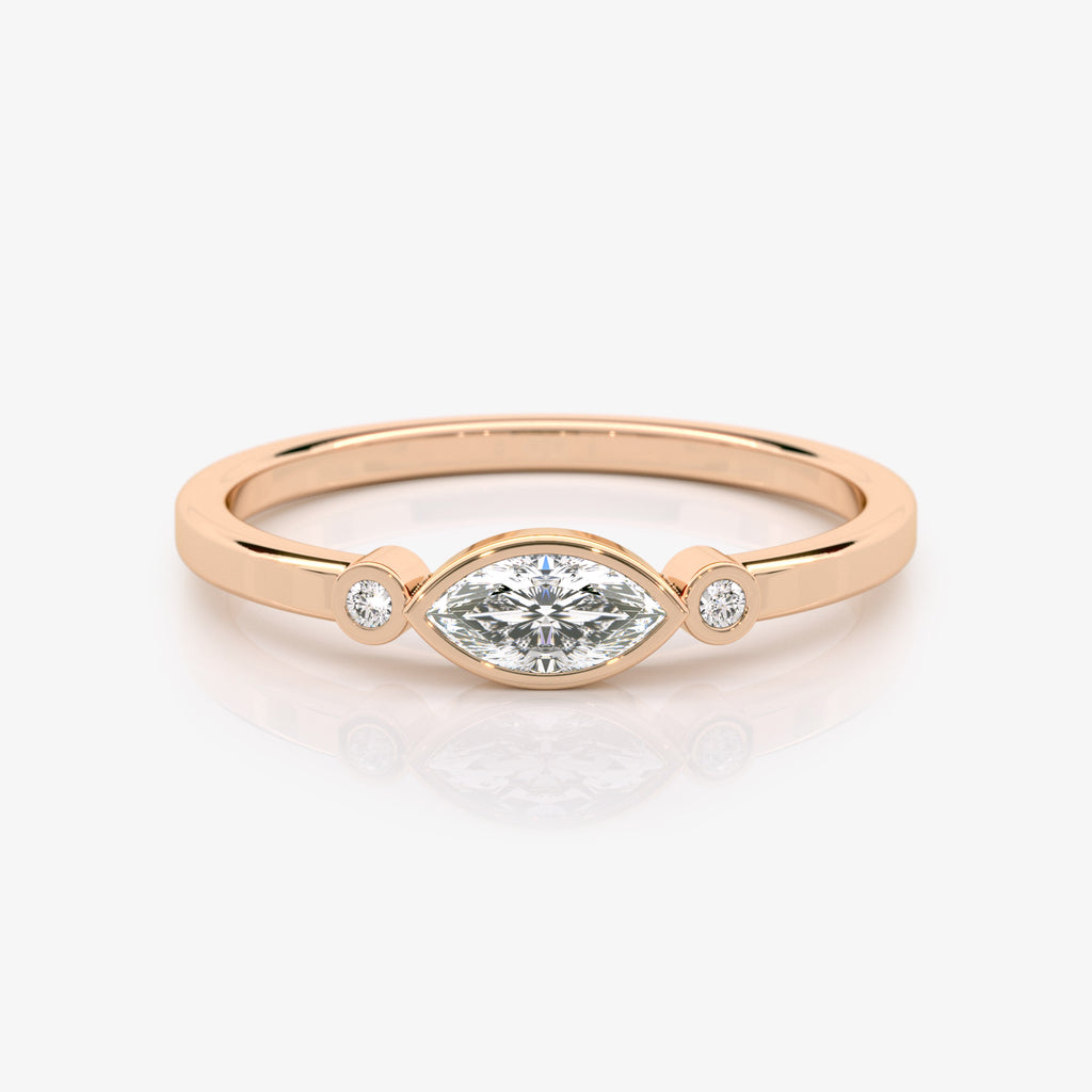 Modern Diamond Wedding Band