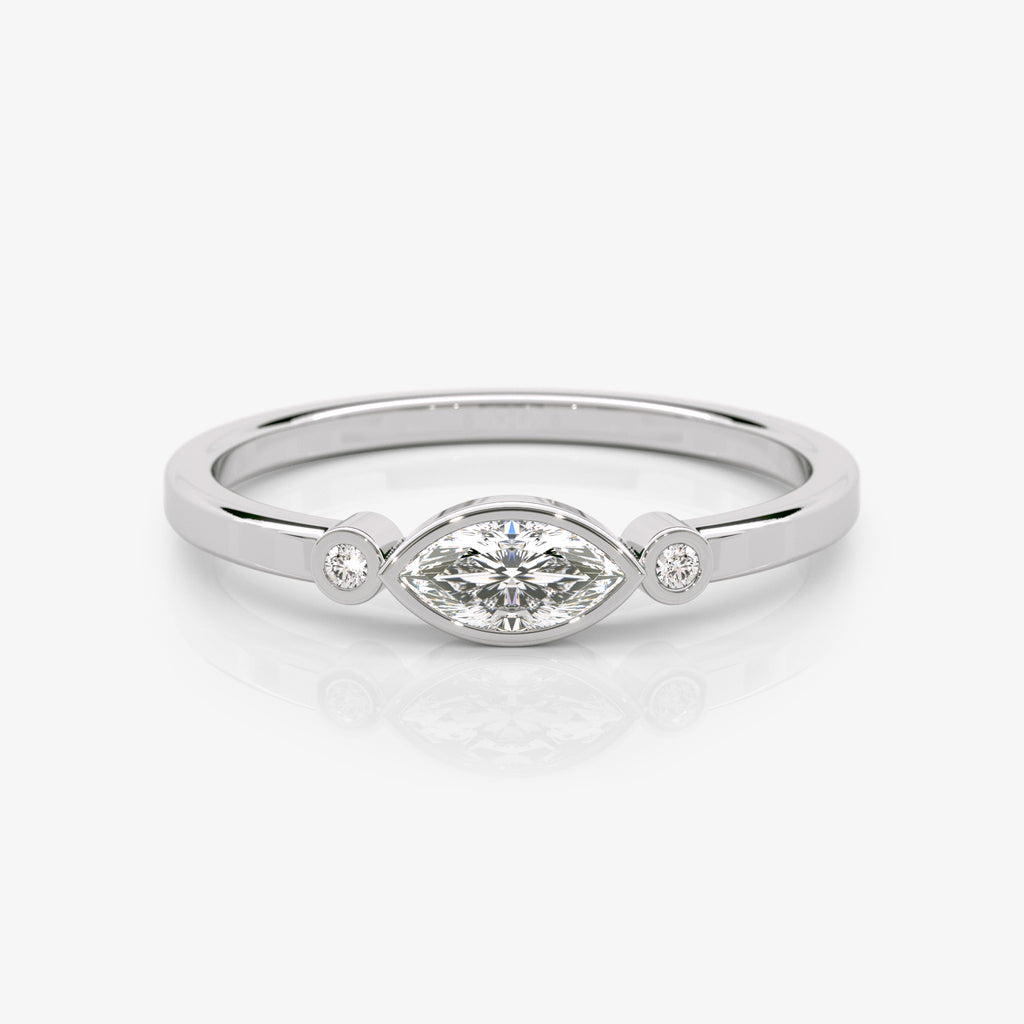 Modern Diamond Wedding Band