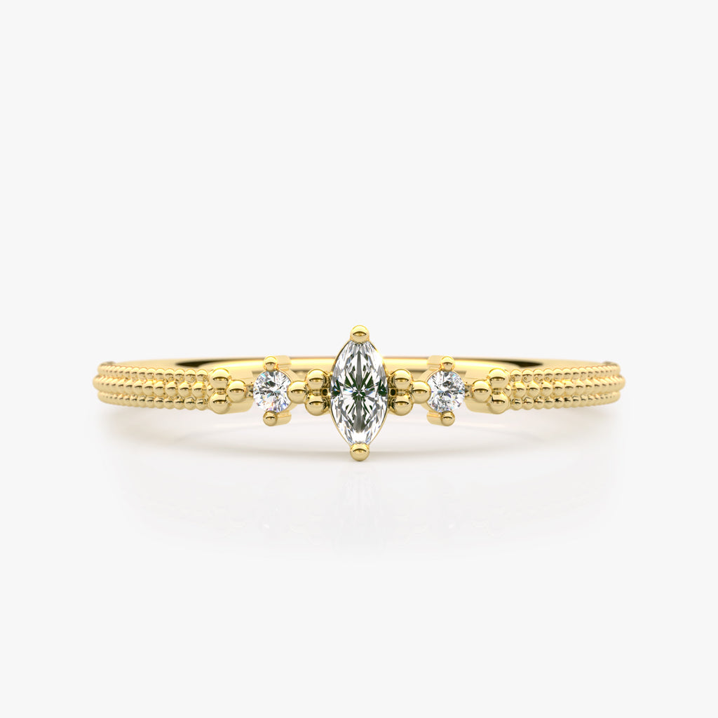 Art Deco Marquise Diamond Ring