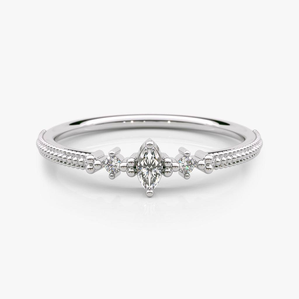 Art Deco Marquise Diamond Ring