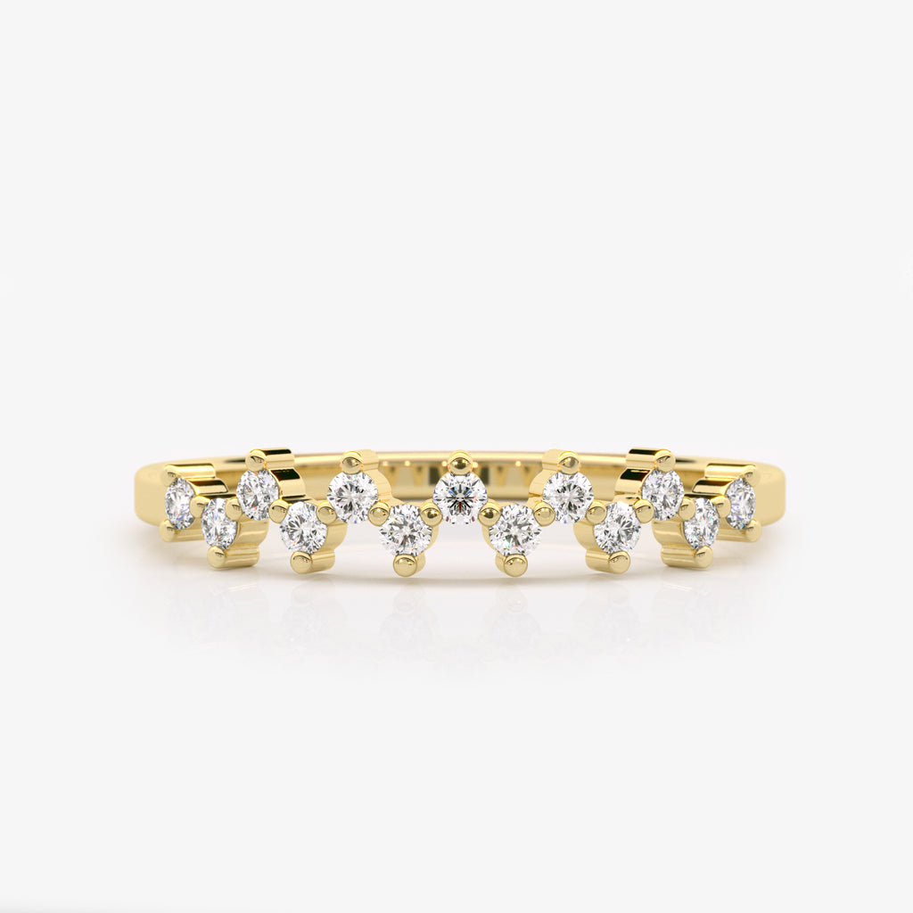 Zig-Zag Diamond Ring