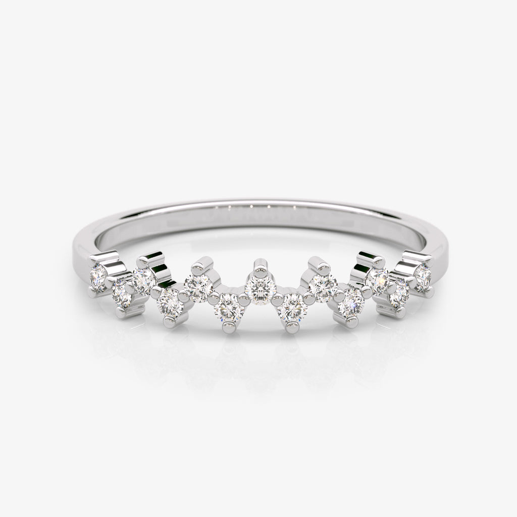 Zig-Zag Diamond Ring