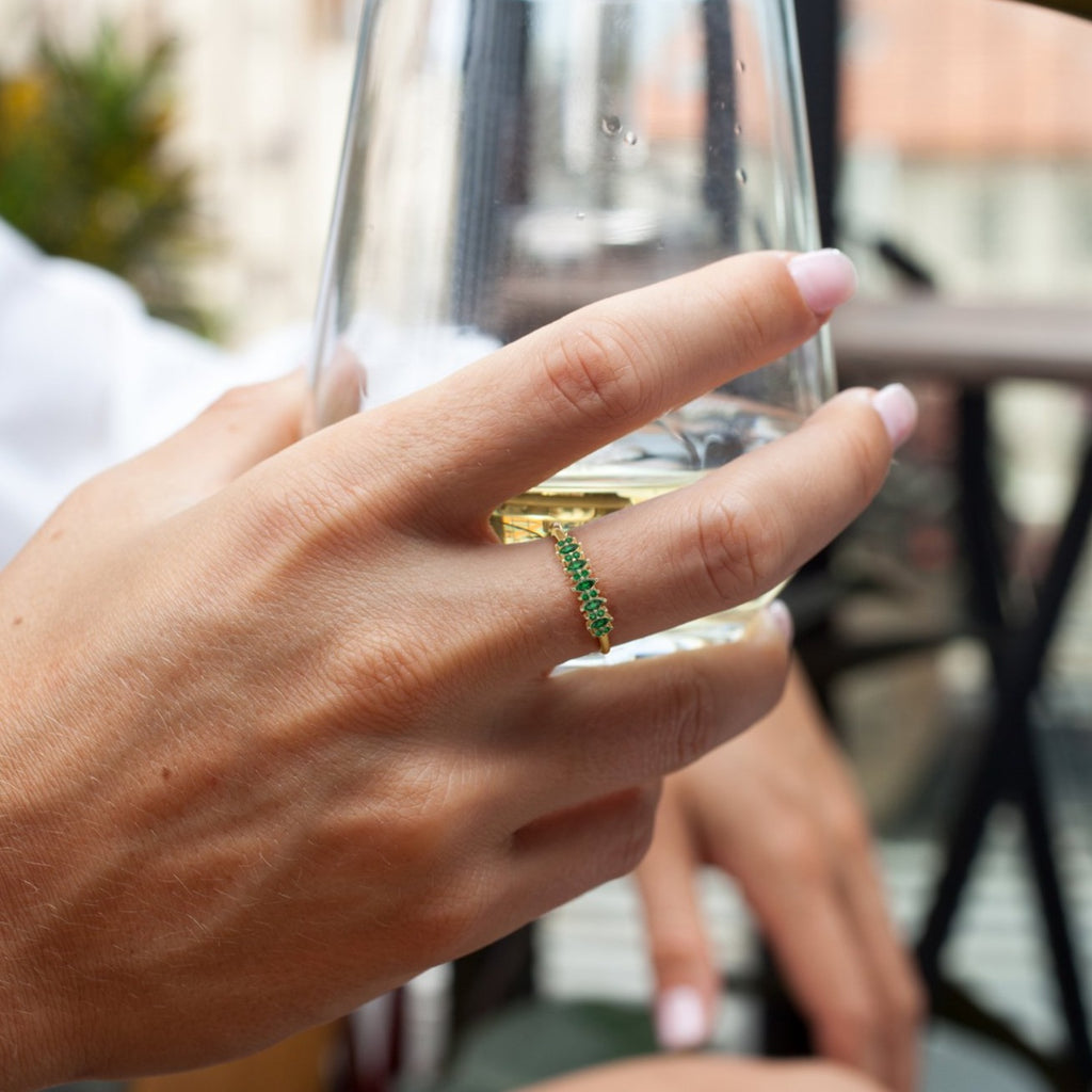 Statement Emerald Ring