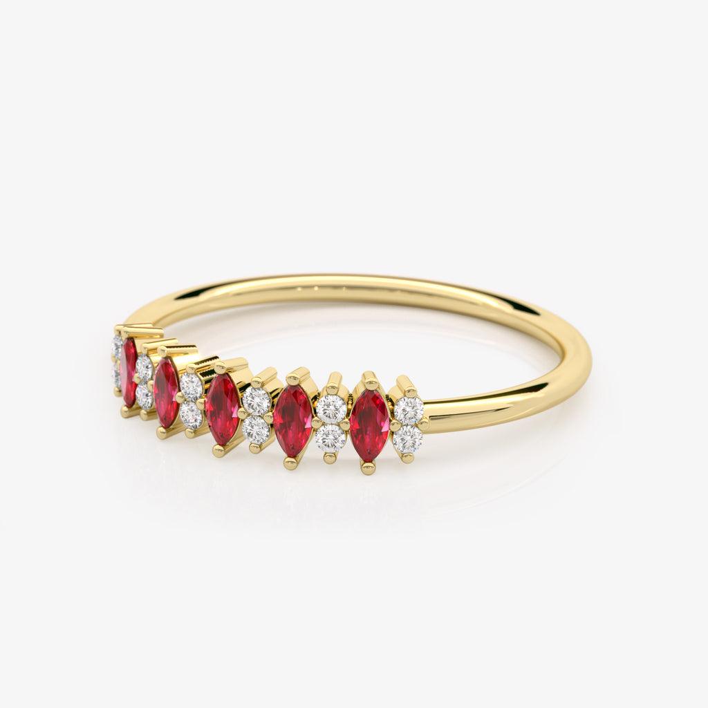 Statement Ruby Diamond Ring