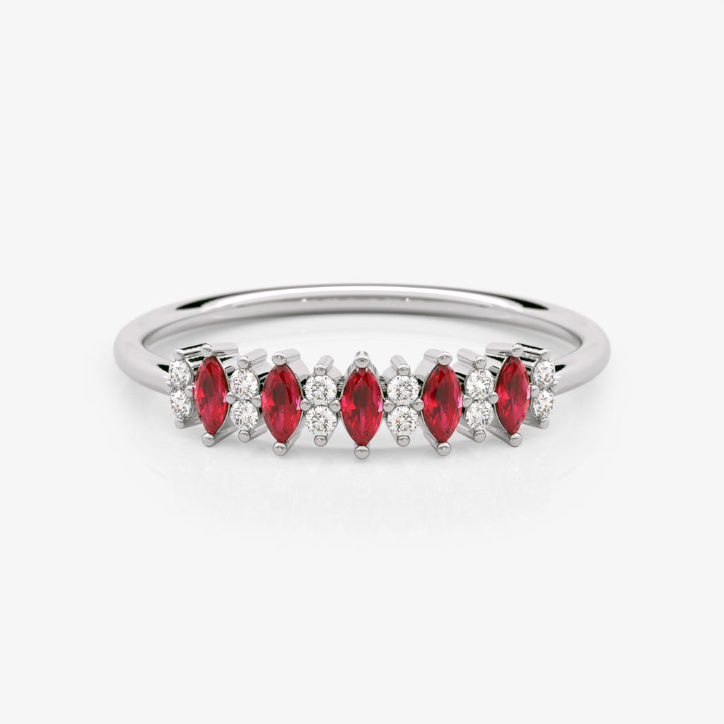 Statement Ruby Diamond Ring