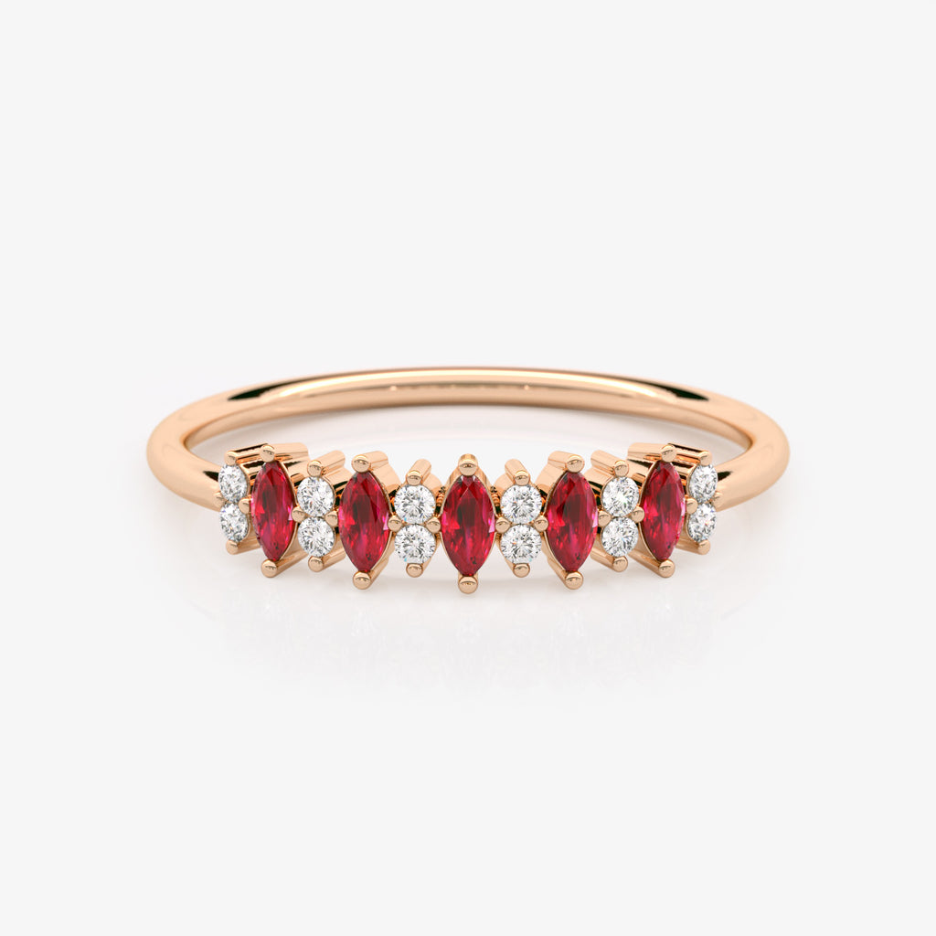 Statement Ruby Diamond Ring