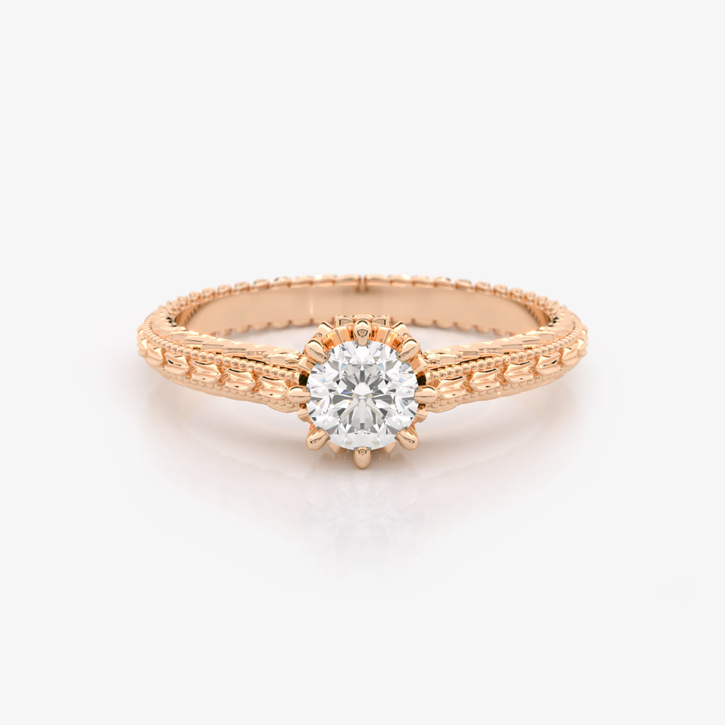 Solitaire Lab Grown Diamond Ring